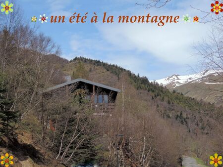 chalet saint-lary-soulan vue dégagée sur les montagnes