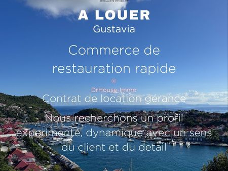 location gérance restauration rapide st barth - gustavia