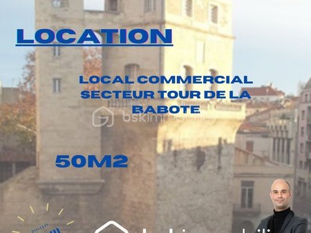 local commercial de 50 m² à montpellier