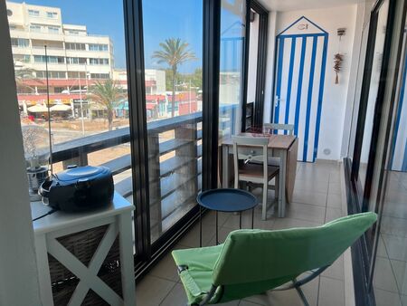 très bel appartement (t3) au mail de rochelongue en bord de mer (cap d'agde)