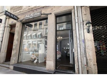 vente commerce 2 pièces 45 m² lyon 2 (69002)