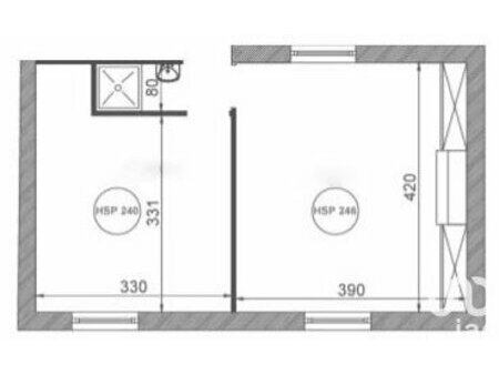 vente appartement 2 pièces de 30 m² à loos (59120)