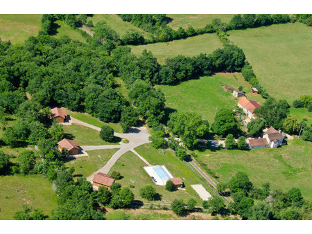 superbe domaine touristique: maison (2 ch)  3 ch. d'hôtes indép.  3 chalets  piscine  dépe