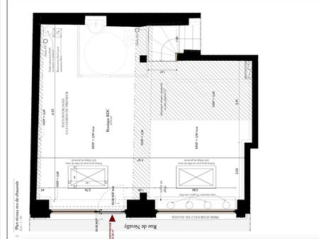 **à vendre : boutique : local commercial brut de 105 m2 à cl