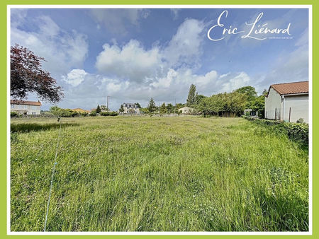 a vendre terrain constructible 1000 m² à saint maixent l'ecole | capifrance