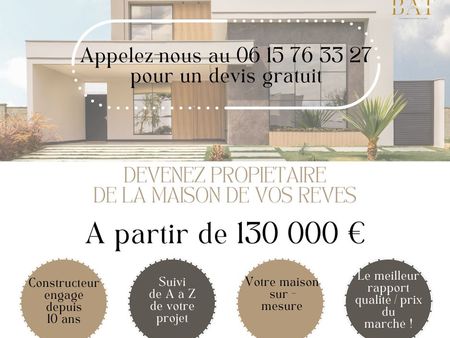 maison neuve à partir de 130 000