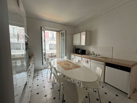 location appartement t2 meuble 52m² - rue de neuilly 92110 clichy -1250€ cc - clichy