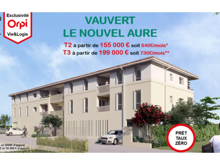 vente appartement 4 pièces 73 m² vauvert (30600)