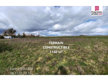 vente terrain 1160 m² moisville (27320)