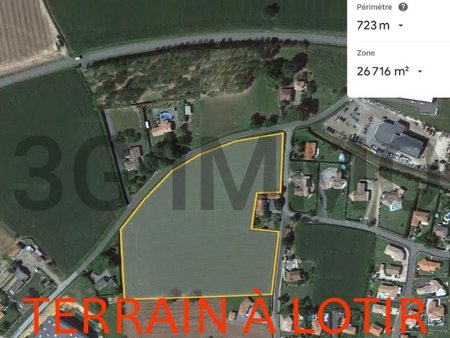 vente terrain 26995 m²