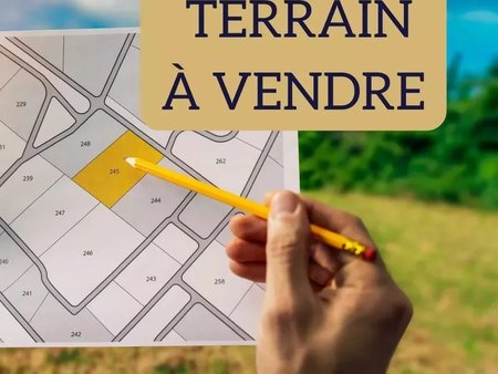 superbe terrain constructible de 581 m2 sur ile de goix