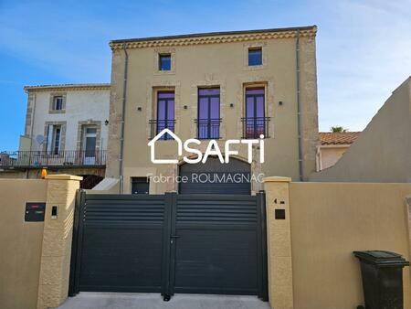 maison vigneronne de 160 m² avec extérieur  piscine et grand garage  trois chambres