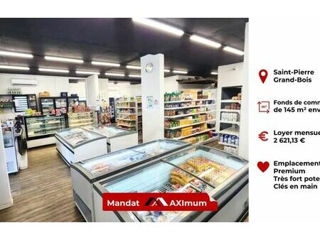 vente commerce 1 pièce 145 m² saint-pierre (97410)