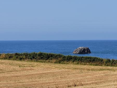 landunvez : propriété t7  composée de 2 bâtisses avec vue mer