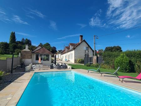 vente longère et corps de ferme piscine à chennegy (10190) : à vendre piscine / 137m² chen