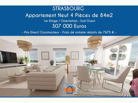 appartement strasbourg 4 pièces 84 m2