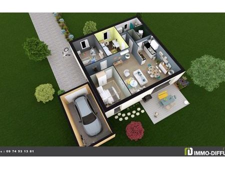 vente maison 4 pièces 80 m² montélimar (26200)