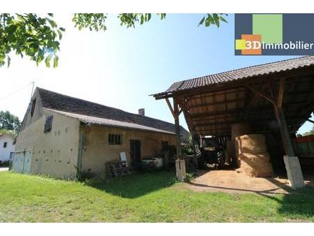 proche pierre de bresse vends ancienne ferme bressane de 5 pièces  125m² habitable avec de