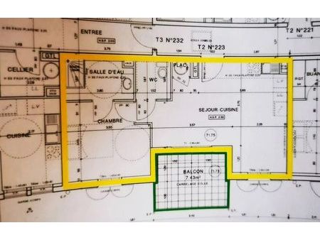 vente appartement 2 pièces 41 m² le plan-de-la-tour (83120)