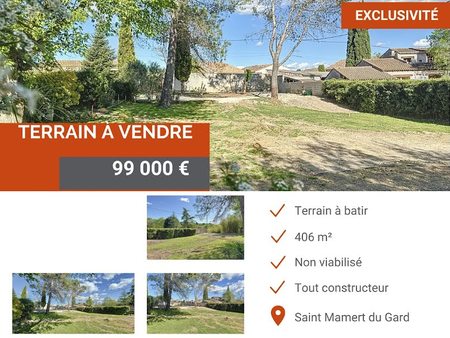 vente terrain 489 m²