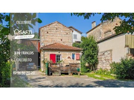 maison de caractère avec terrasse et accès garonne