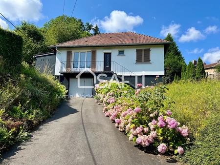 plain-pied surélevé de 108 m2 avec garage et jardin !