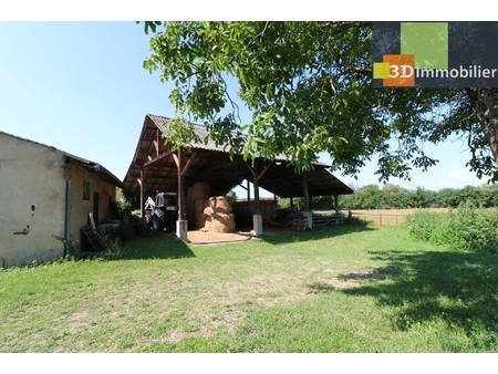 proche pierre de bresse vends ancienne ferme bressane de 5 pièces  125m² habitable avec de