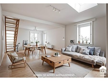 magnifique duplex deux chambres avec terrasse/jardin