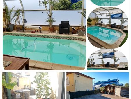 maison 66 m2 piscine intérieure terrasses sans entretien 13004 limite 13012-13013