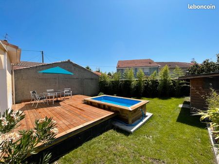 maison t2 avec jardin et piscine  bordeaux