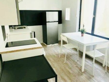 superbe appartement f1bis meublé de 30m2 avec terrasse à st quentin