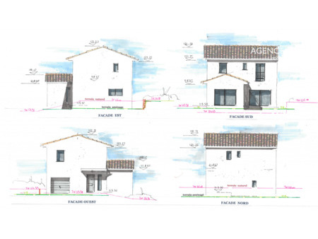 vente terrain aubagne 13400 - 305000 € - surface privée