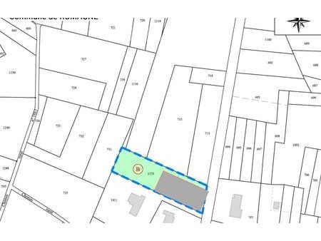 vente terrain 1200 m² romagne (33760)