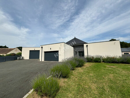 la fleche maison contemporaine sur plus de 1600 m2 de jardin.