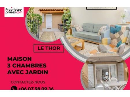 vente maison 4 pièces 78 m² le thor (84250)