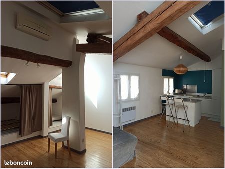 studio meublé pour 1 ou 2 etudiants. 50m² centre avignon im