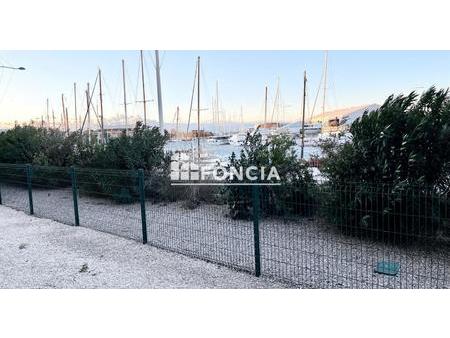 3 pièces en rez-de-jardin sur la marina