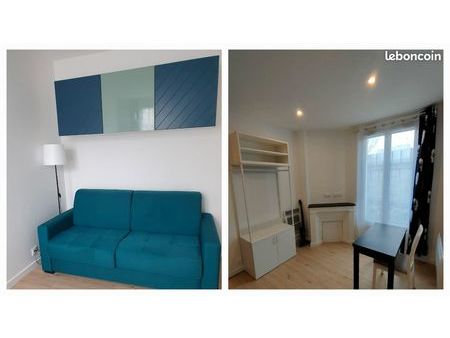 asnière sur seine (92600) - location d'un studio meublé de 18 m²