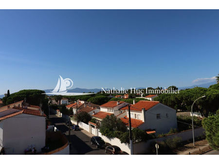 vente appartement 3 pièces 50m2 canet-plage 66140 - 162000 € - surface privée