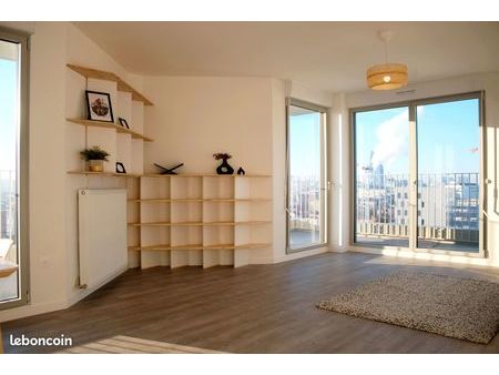 appartement t3 meuble 66 m2 dans nouvelle residence ivry sur seine avec parking