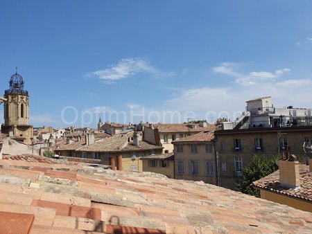 aix centre historique - vente spacieux appartement t5 de 120 m2 avec terrasse tropézienne 