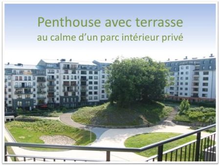 penthouse au calme d'un parc intérieur privé