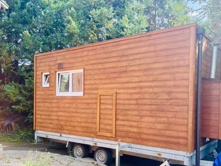 tinyhouse à vendre avec sa remorque