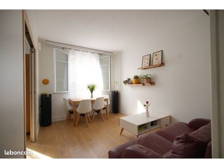 vends appartement 3 pièces 2 chambres paris 18