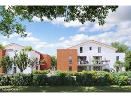 t3 de 62 m²  neuf avec jardin et parking à escalquens