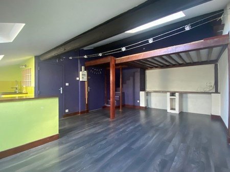 lyon 9 - valmy - rue eugène baudin - t1 de 55m² dont 26m² en carrez à rafraîchir