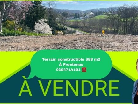 vente terrain 666 m²