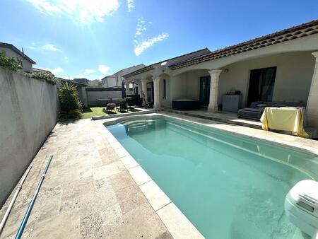 châteauneuf-lès-martigues  villa t4  plain pied  piscine  garage