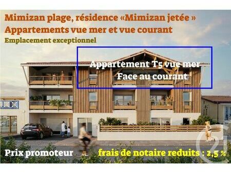 appartement f5 à vendre - 5 pièces - 93 64 m2 - mimizan - 40 - aquitaine