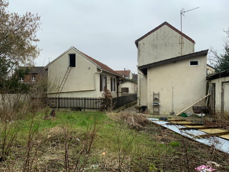 livry-gargan- ensemble immobilier de 3 maisons + studio + hangar pour 260m2 au total